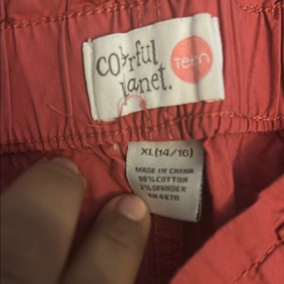 Men's Pink Cargo Pants - Picture 2 of 5